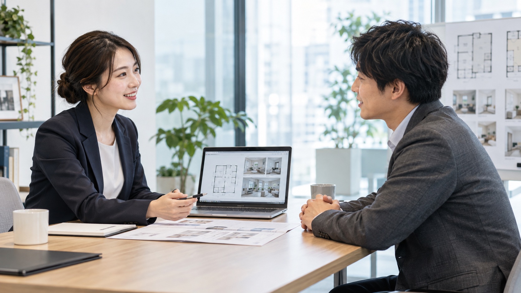 賃貸エージェントの働き方について相談する個別面談