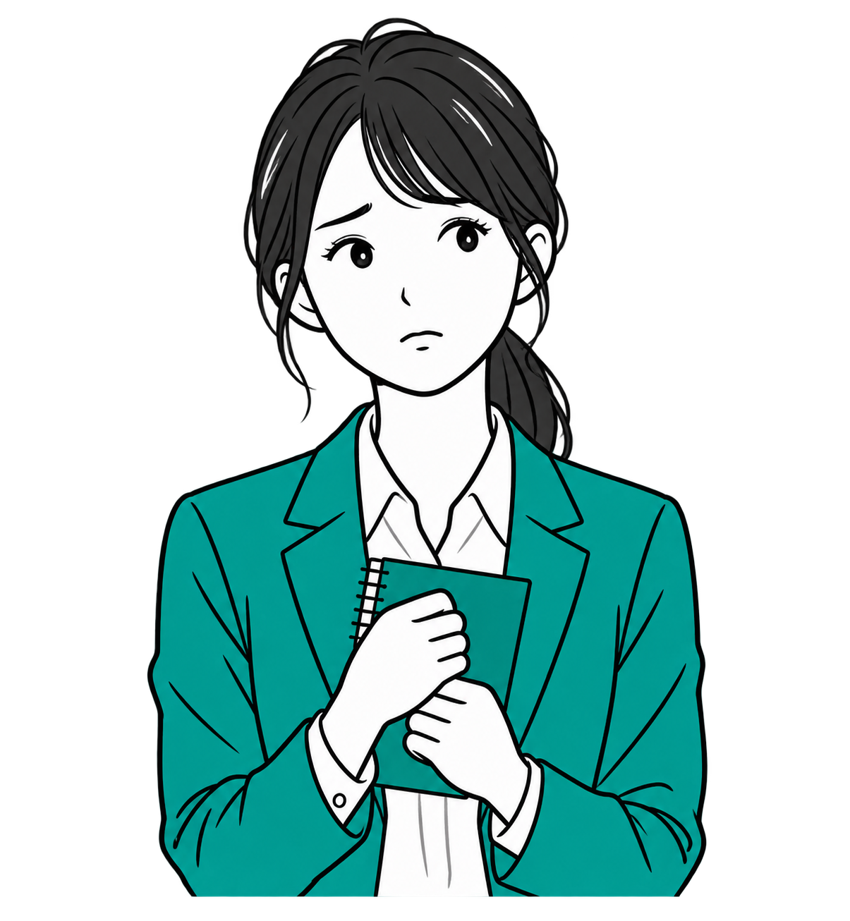 未経験からの挑戦に不安を感じる会社員