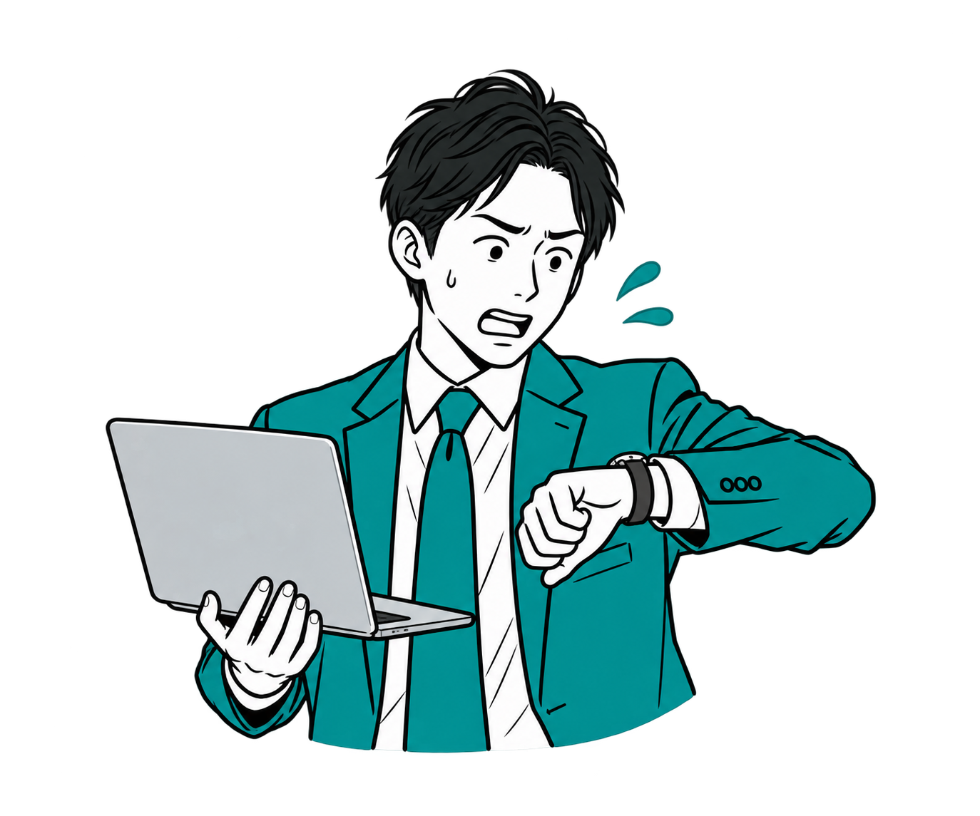 本業との時間調整に悩む会社員